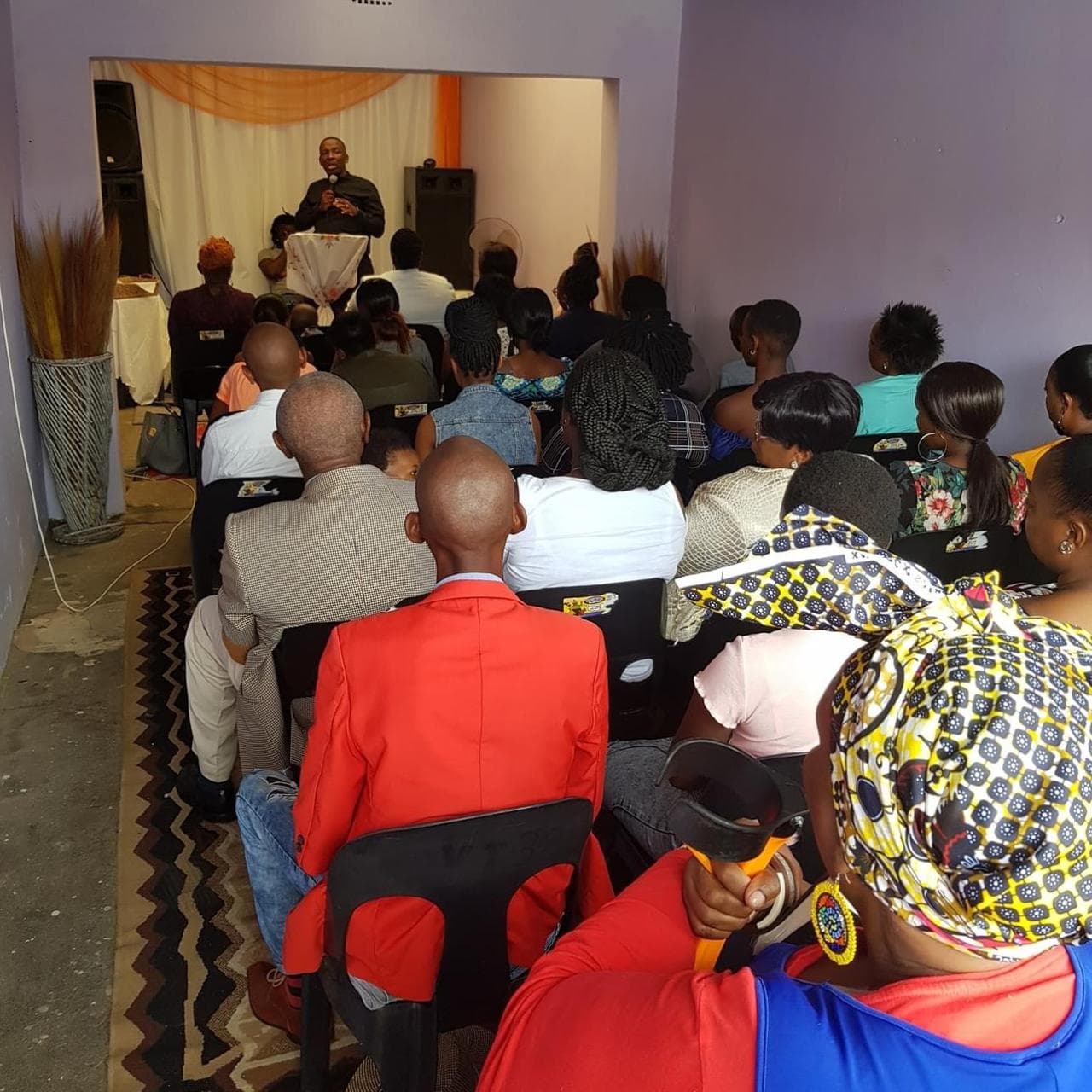 Garage venue image connected to the early story of Renewed Life International.