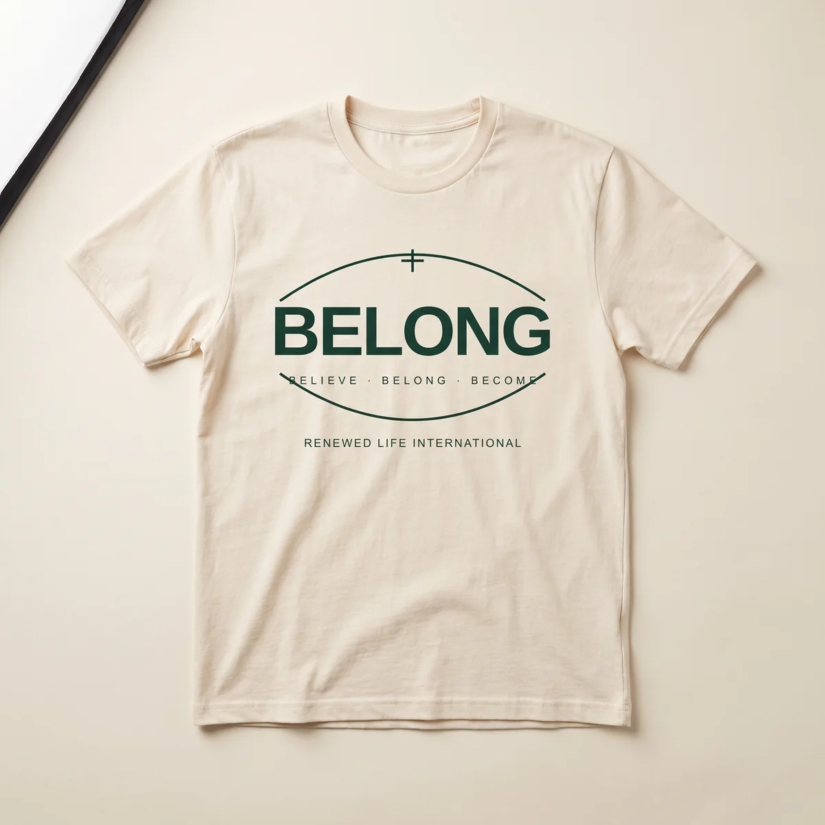 Belong T-shirt — product visualization
