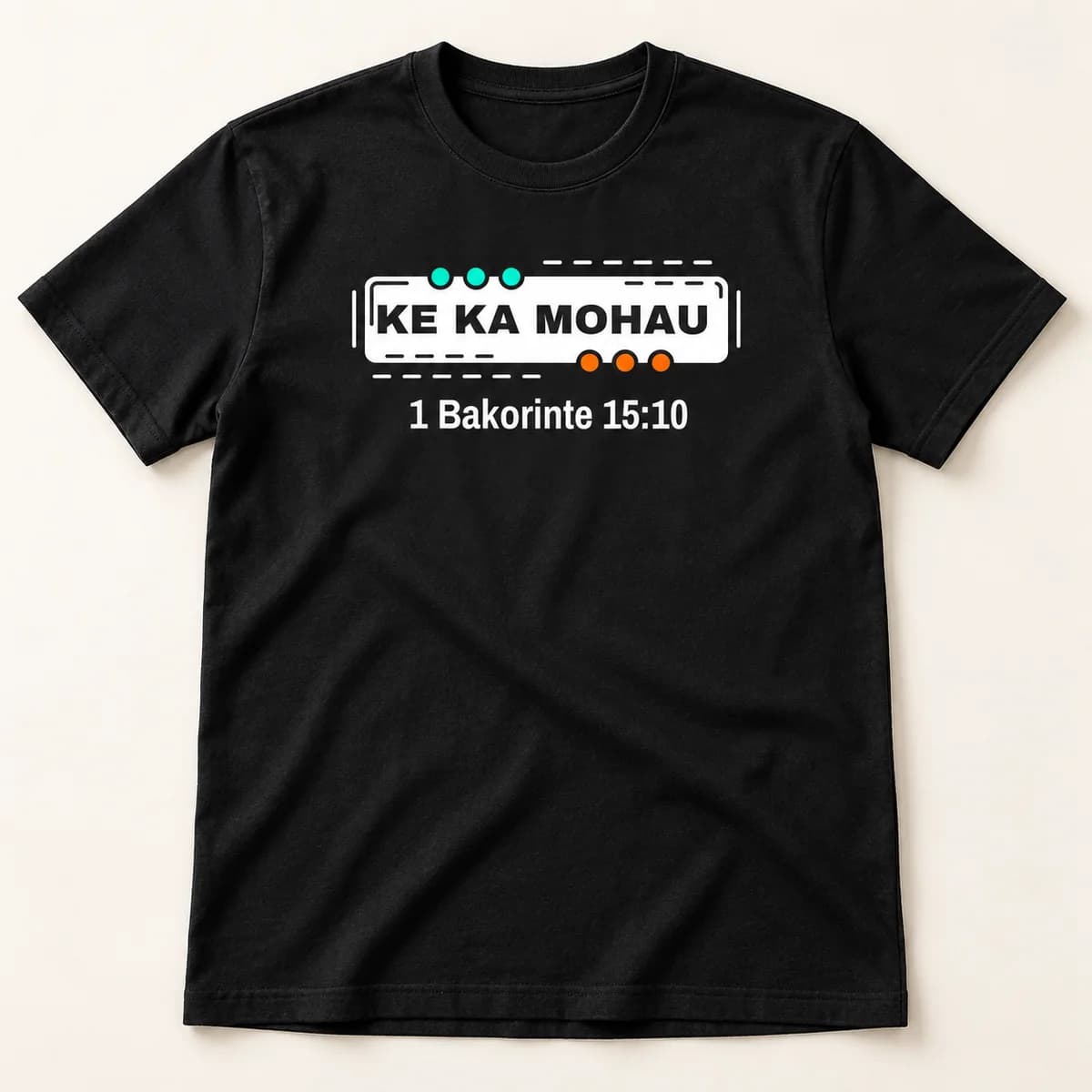 Ke Ka Mohau — black T-shirt — product visualization