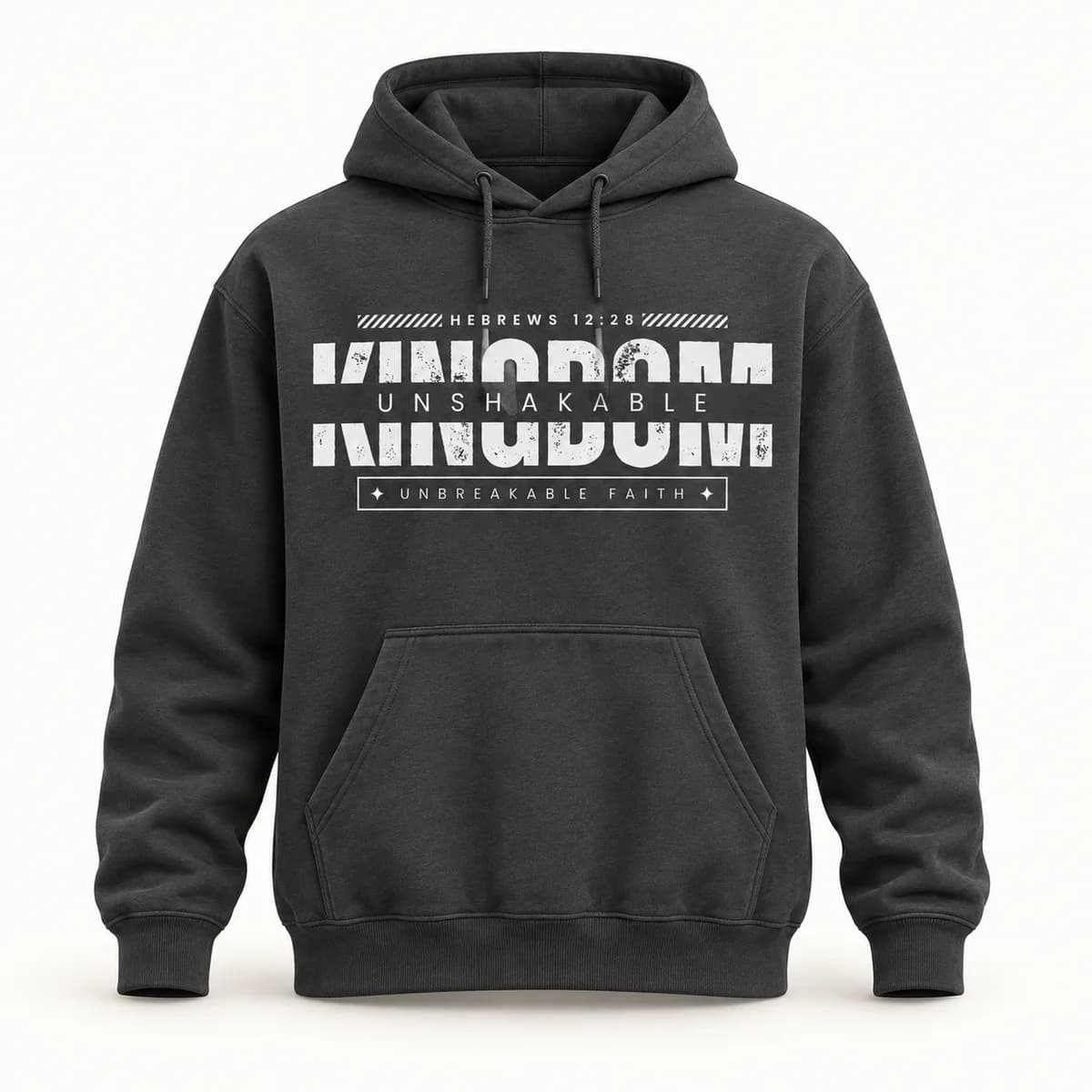 Unshakable Kingdom hoodie — product visualization