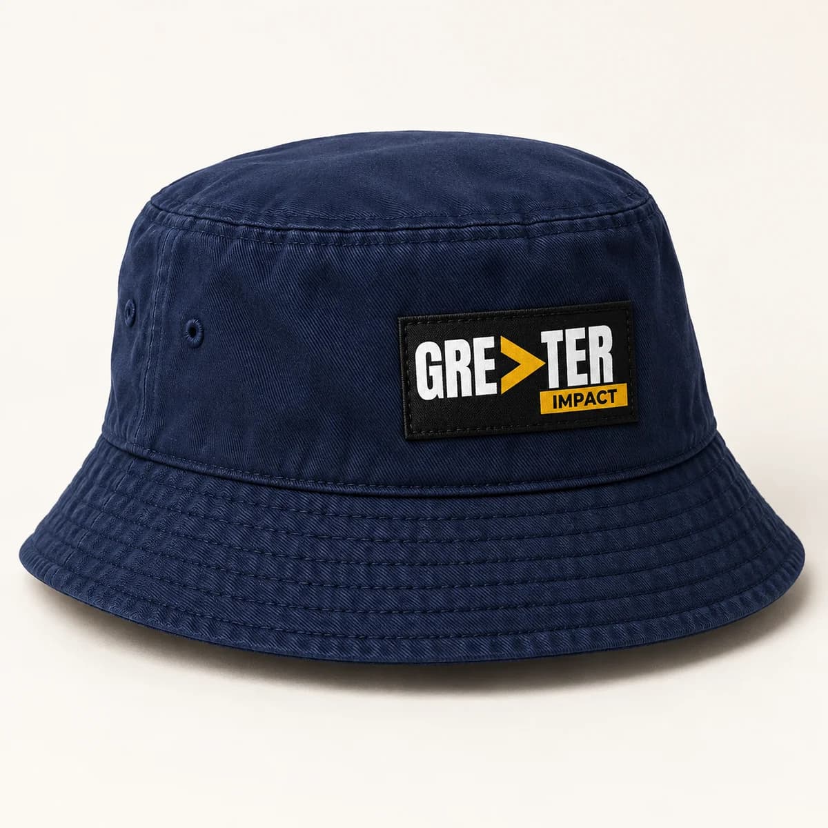 Greater Impact — Everyday bucket hat — product visualization