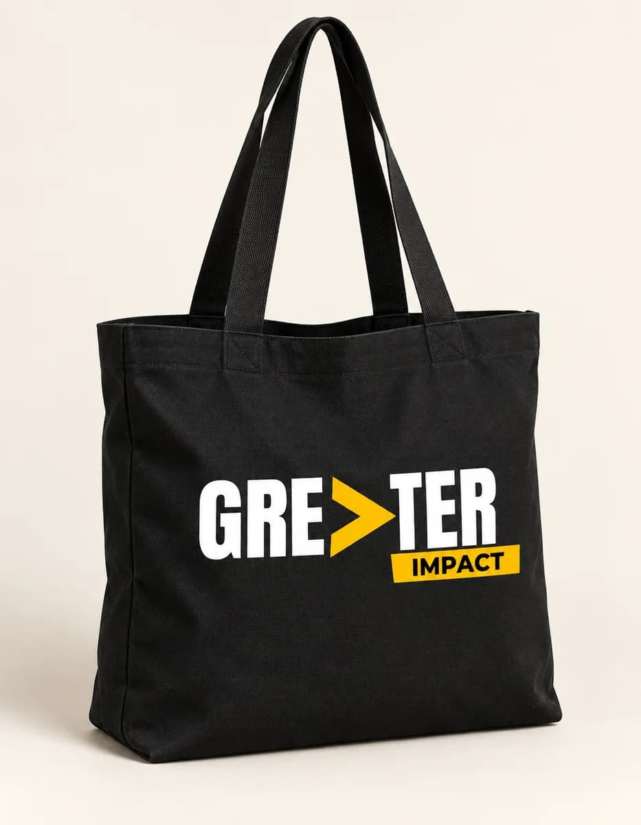 Greater Impact — Daily carry tote — product visualization