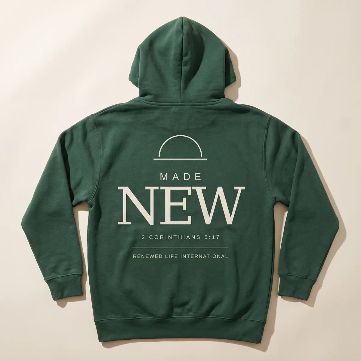 Made New hoodie — product visualization