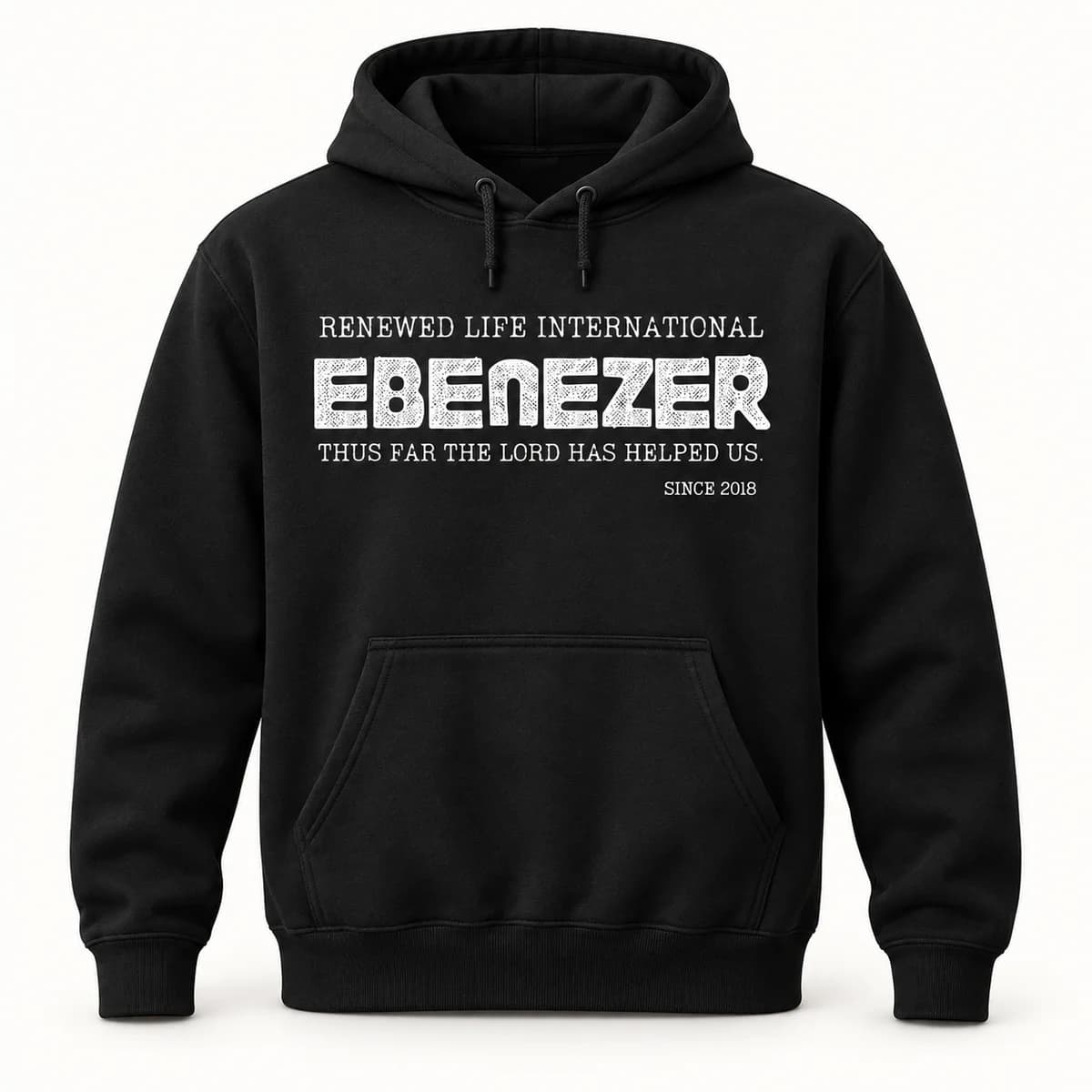 Ebenezer hoodie product visualization